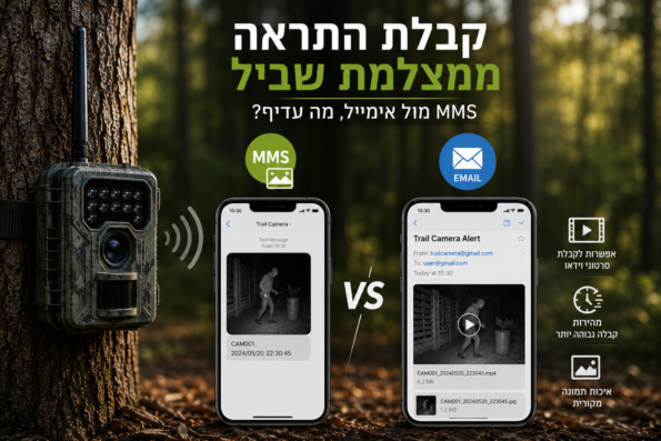 קבלת התרעה ממצלמת שביל