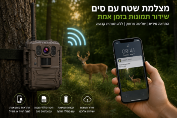מצלמת שטח עם סים