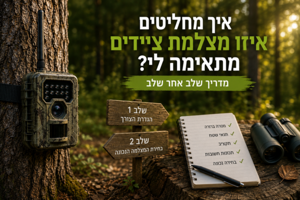 איך בוחרים מצלמת ציידים