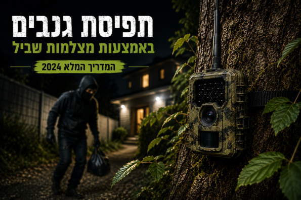 תפיסת גנבים באמצעות מצלמות שביל