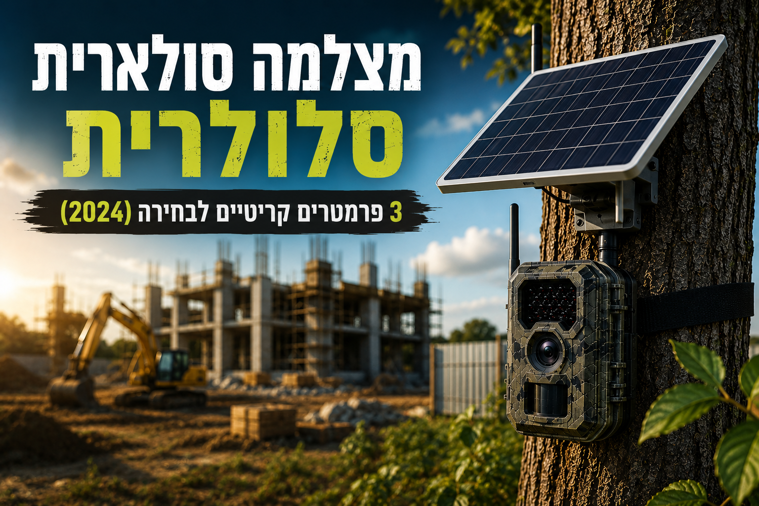 מצלמה סולארית סלולרית