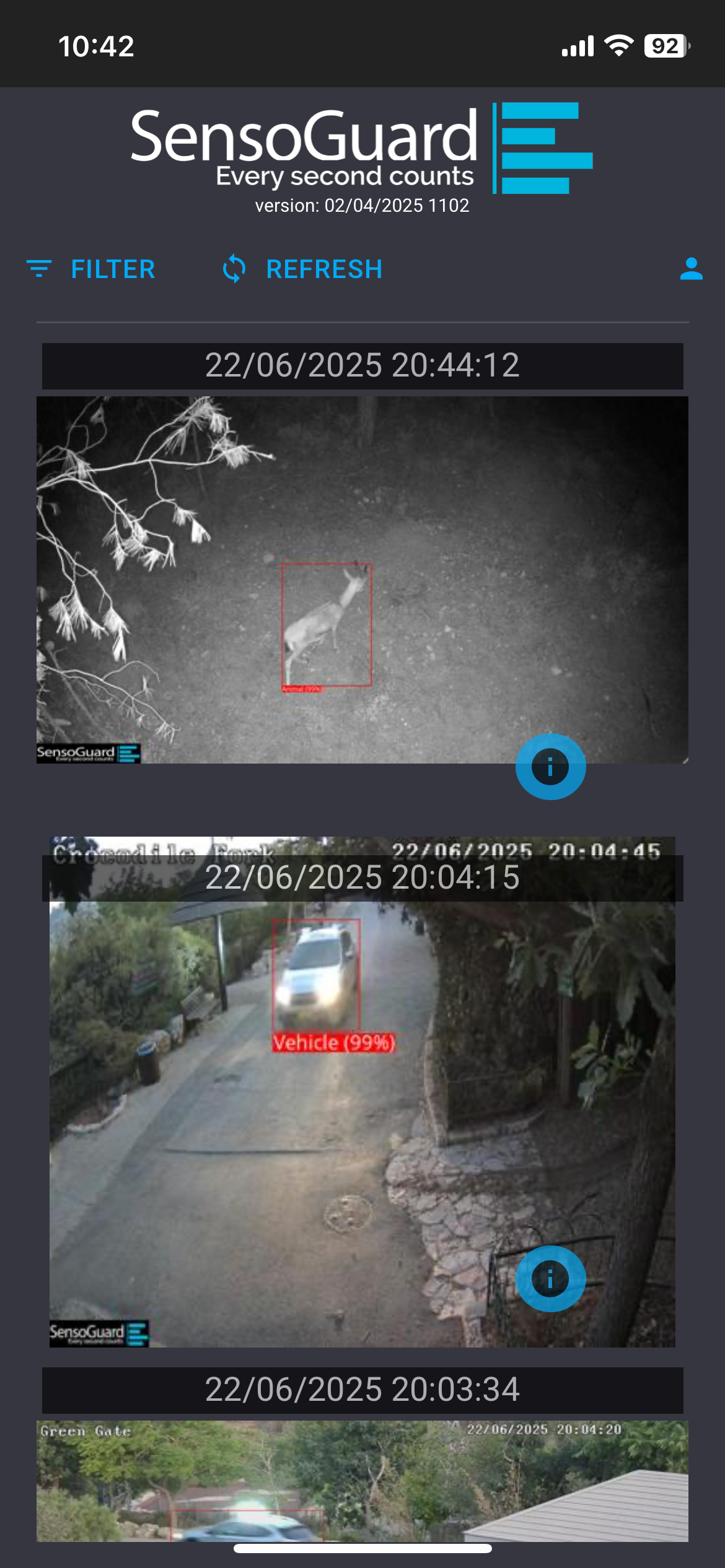 התרעות בזמן אמת בנייד - OutWatch שולחת התראות ישירות לסמארטפון שלך
