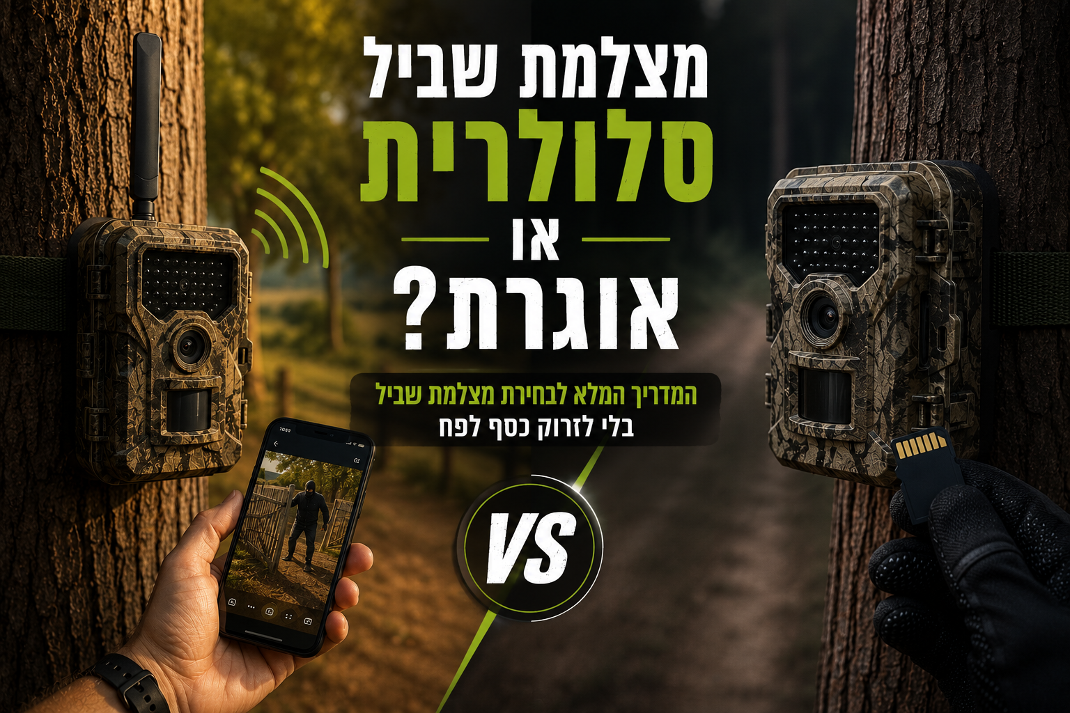 מצלמת שביל סלולרית או אוגרת